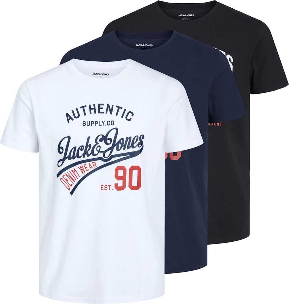 3er Pack JACK & JONES Ethan Tee SS Crew Neck Produktbild 