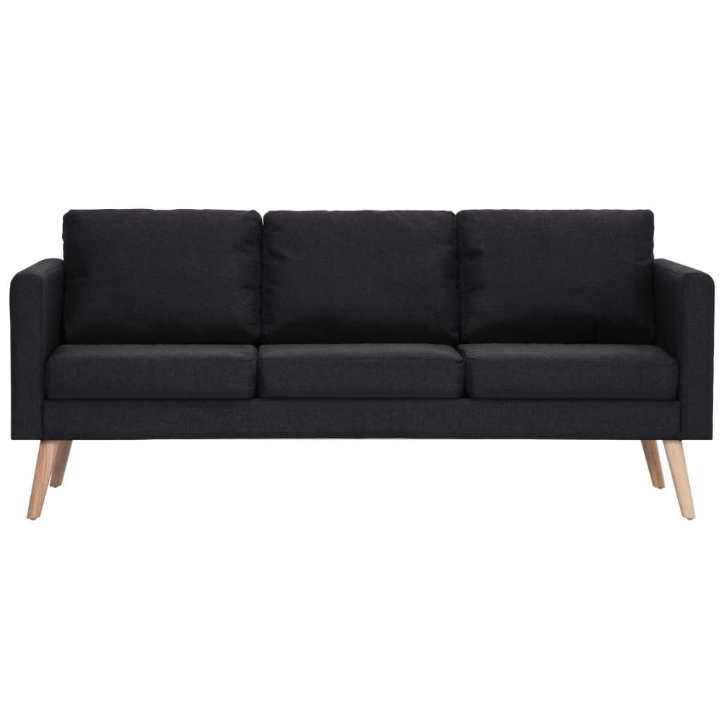 "im Sonderangebot" 3-Sitzer-Sofa - CLORIS - Couchgarnitur - Sofa Set Sitzmöbel - Stoff Schwarz - 168 x 70 x 73 cm - NeuMöbel2798754