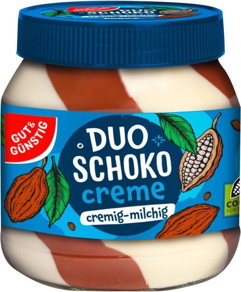 G&G Duo-Schokoladen-Creme 750 g Produktbild 