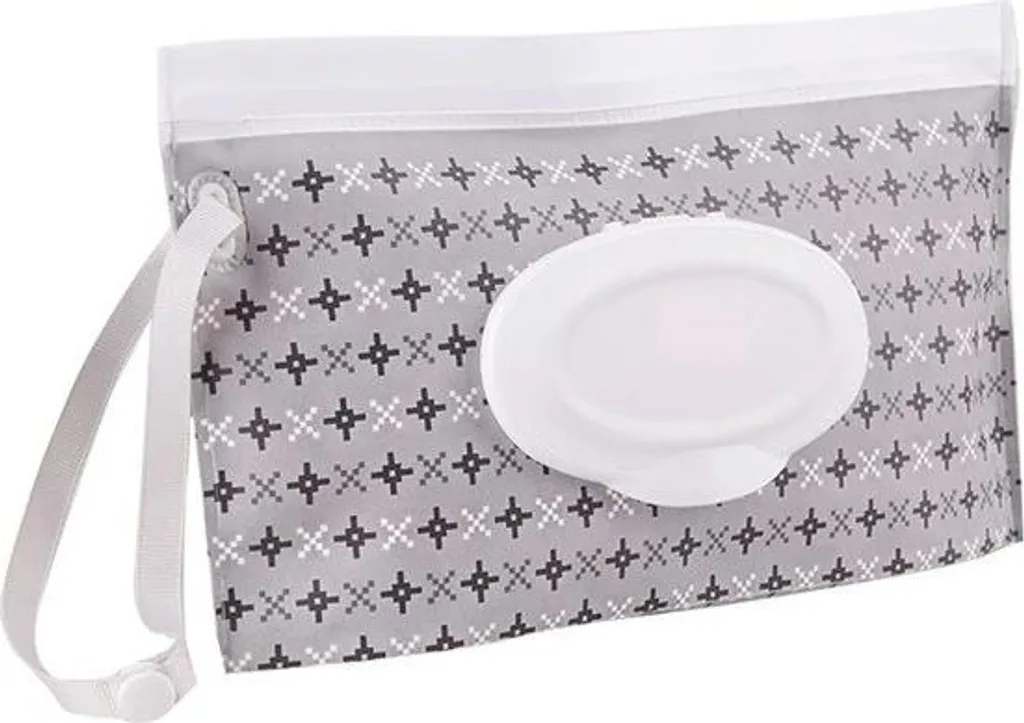 Confezione per salviette umidificate, flanelle riutilizzabili, astuccio con maniglia