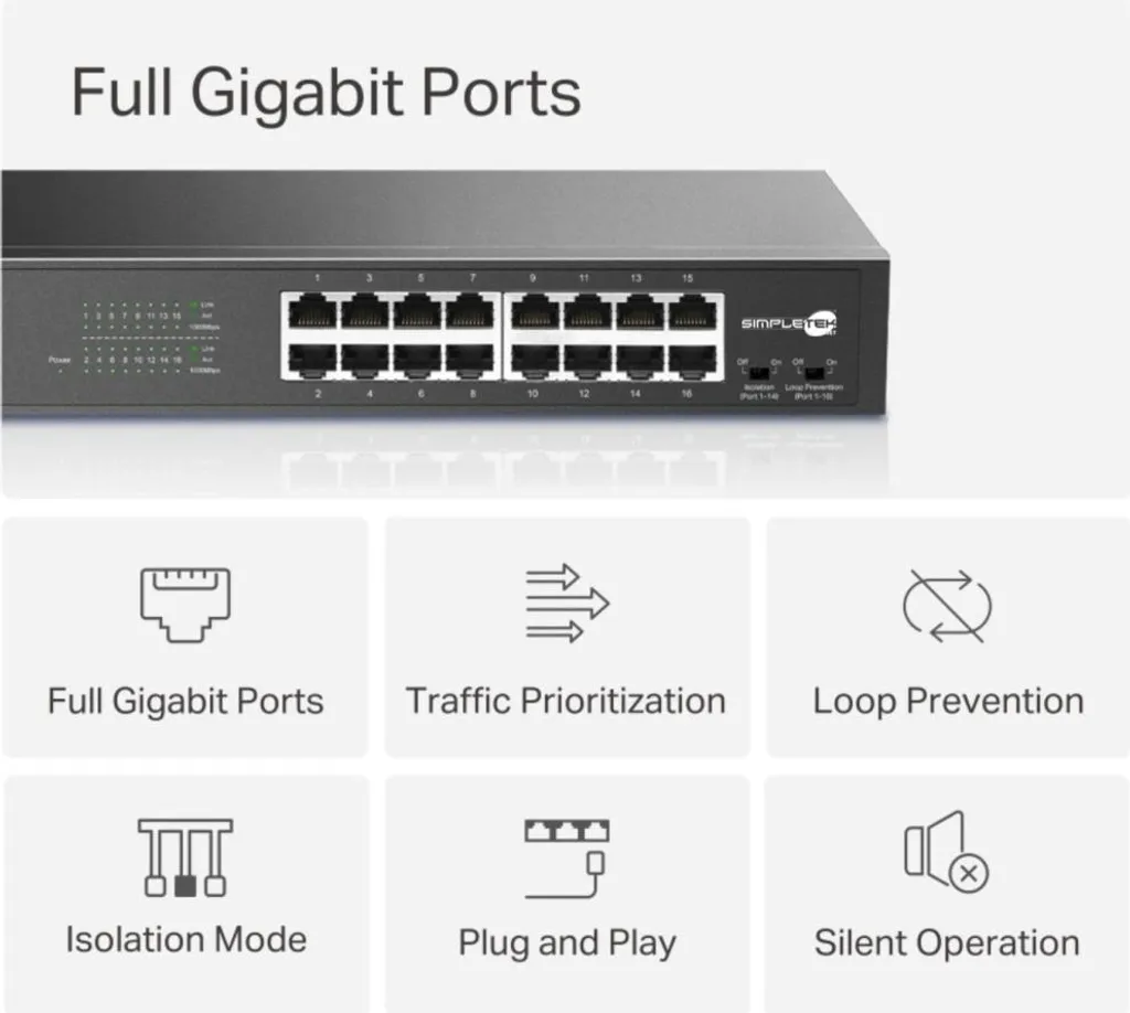 Mercusys MS1X Switch Multi-Ports Extension Réseau Rapide sans Setup - 4