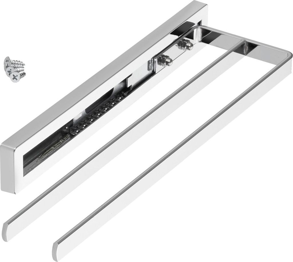 SOTECH Handtuchauszug STYLE 2-armig Chrom poliert 325 mm Auszugsweg 145 mm