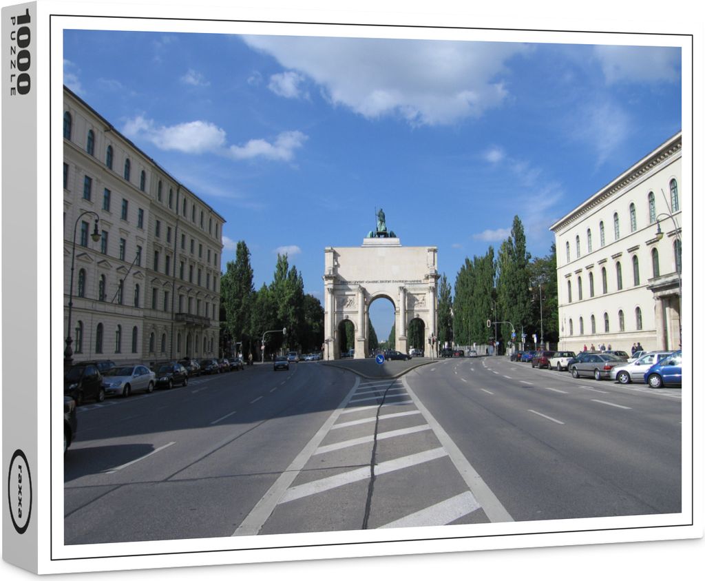raxxa Premium-Puzzle "Siegestor Ludwigstraße München", 1000 Teile