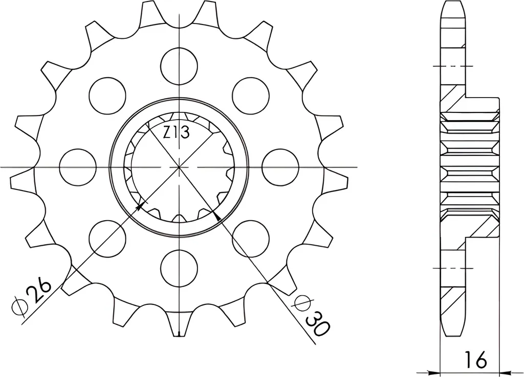 Pignon Supersprox 525 15Z : solution contre l'usure de transmission