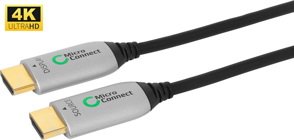 MicroConnect Premium HDMI 2.0 Glasfaserkabel 15 m