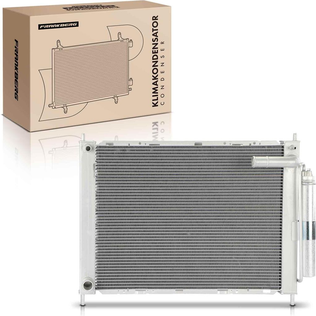 Frankberg 1x Kondensator Klimaanlage für Nissan Micra III K12 Note E11 NE11