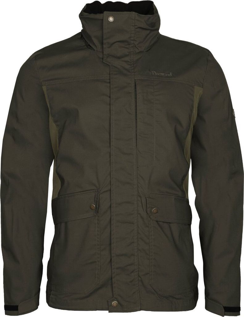 Pinewood Finnveden Trail Hybrid Jacke - Dunkel-Olive/Erdbraun