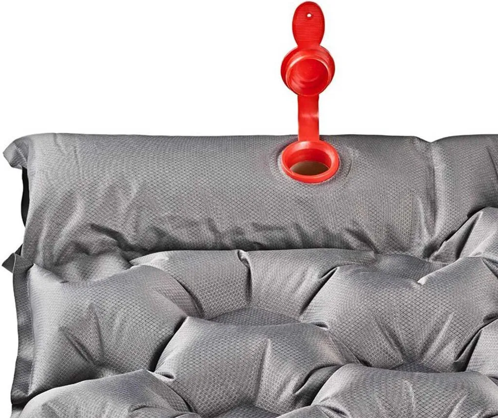Columbus Alps Matelas Gonflable Gris One Size - Lit d'Appoint de Camping