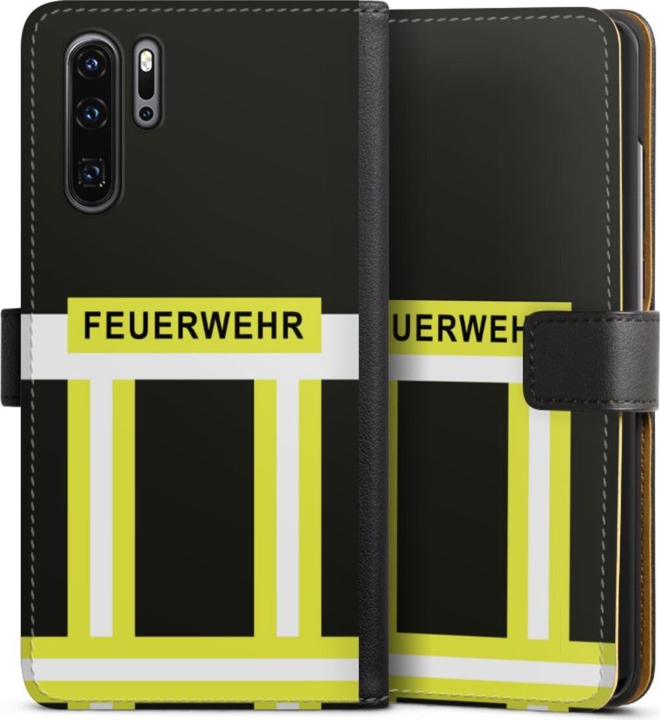 DeinDesign Klapphülle für Huawei P30 Pro New Edition Handytasche Lederhülle Tasche Beruf Feuerwehr Feuerwehrmann