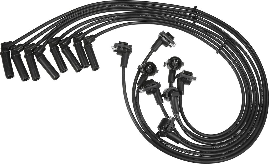 Zündkerzen-Spulen-Kabelbaum 7mm passend für Ford Explorer für Mercury Mountaineer V8 5.0L 1998-2000 - Packung mit 8