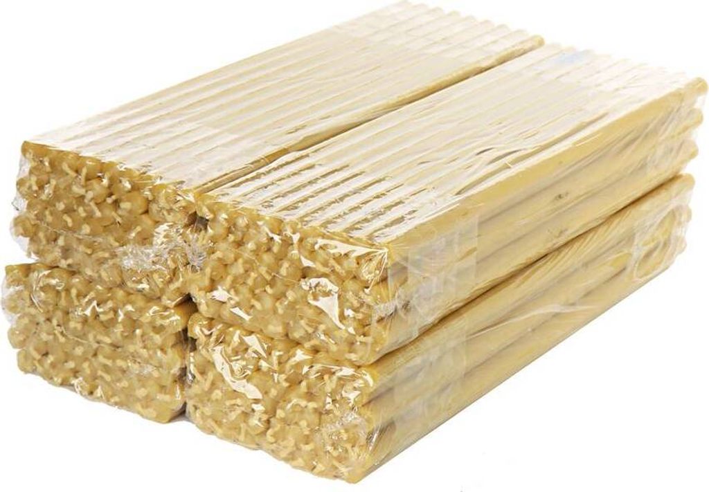 3880g (ca. 200 St) 100% Bienenwachs Tropffrei L: 30cm Altar Ritual Kerze 39129