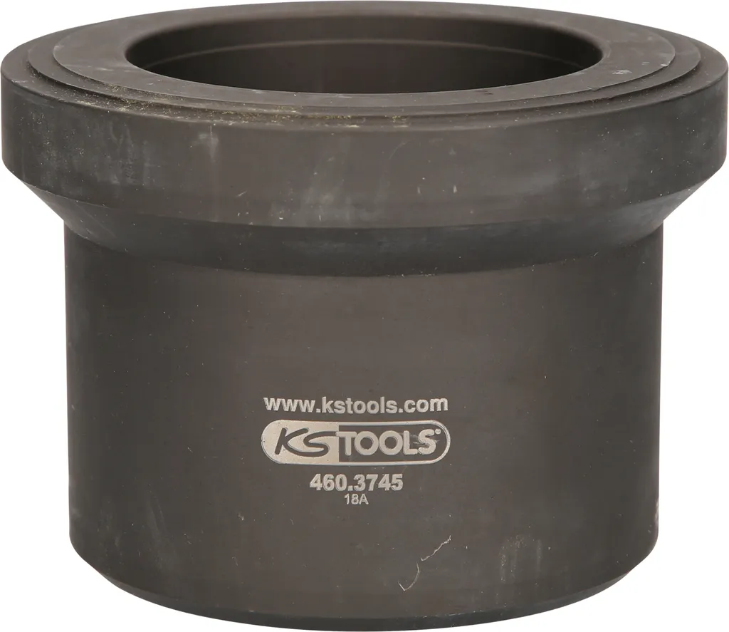 Cloche rétractable ajustable Ø108 mm en caoutchouc robuste noir EPDM