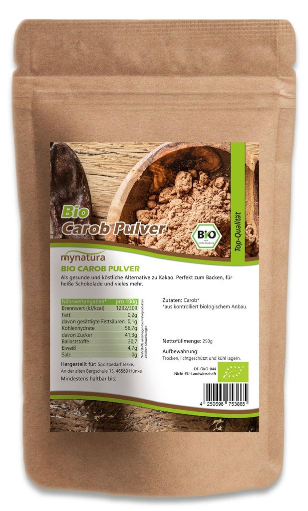 Mynatura  Carob Pulver – ab 250g - 1000g Produktbild 