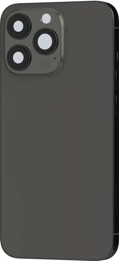 Clappio, Gehäuse für iPhone 13 Pro mit Akkudeckel, Dunkelgrau