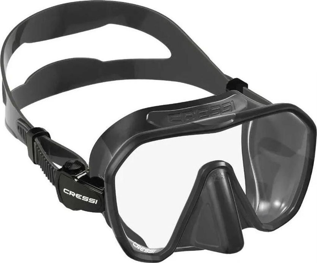 Cressi Zs2 Medium Tauchmaske Schwarz Schwarz One Size