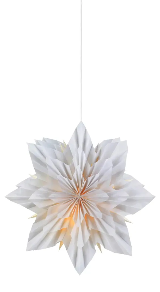 Lustre étoile 60cm gris NEELA Markslojd 705835 : élégance scandinave