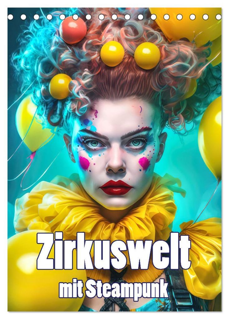 Zirkuswelt mit Steampunk (Tischkalender 2027 DIN A5 hoch), CALVENDO Monatskalender