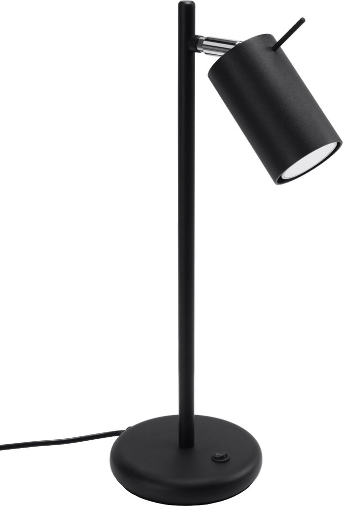 Tischleuchte RING schwarz 1xGU10 10W Stahl 43x19.5x14.5cm Sollux Lighting