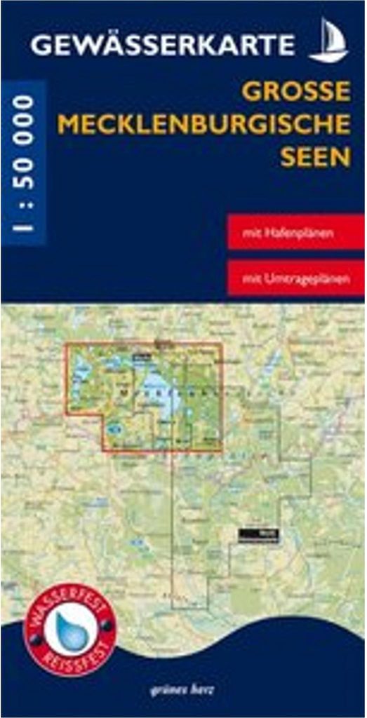 Gewässerkarte Große Mecklenburgische Seen