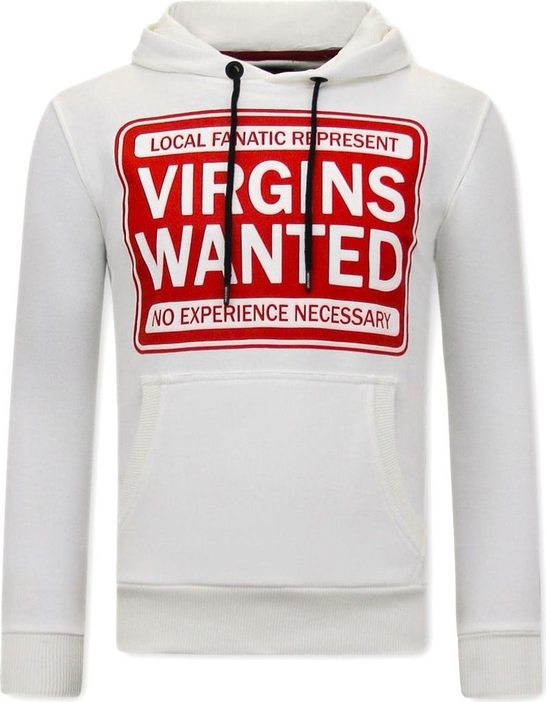 Hoodie Virgins Wanted Weiß - XXL