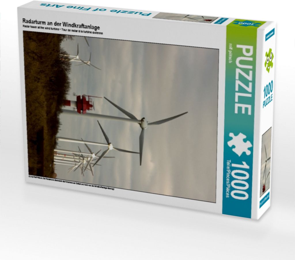 Calvendo Radarturm an der Windkraftanlage 1000 Teile Puzzle hoch 480x640mm, pötsch rolf; 7308527