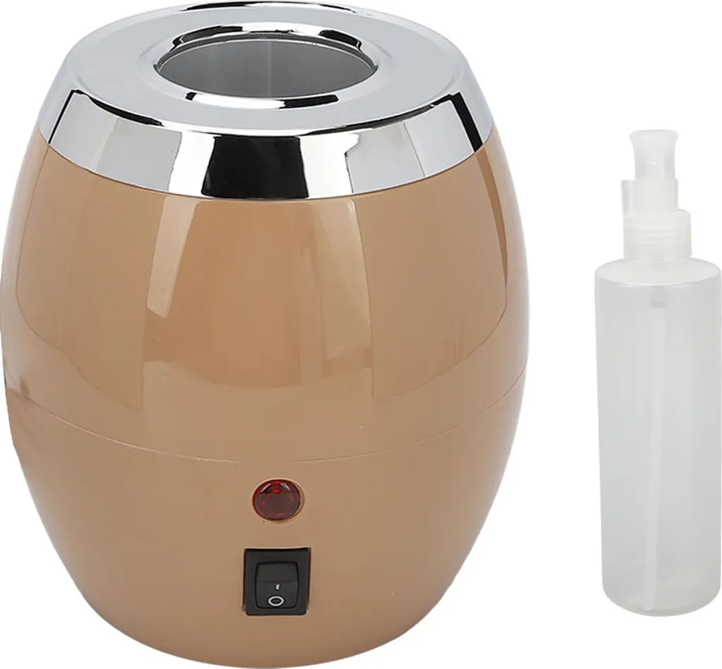 Chauffe-distributeur d'huile massage 360 degrés 300ml blanc ergonomique
