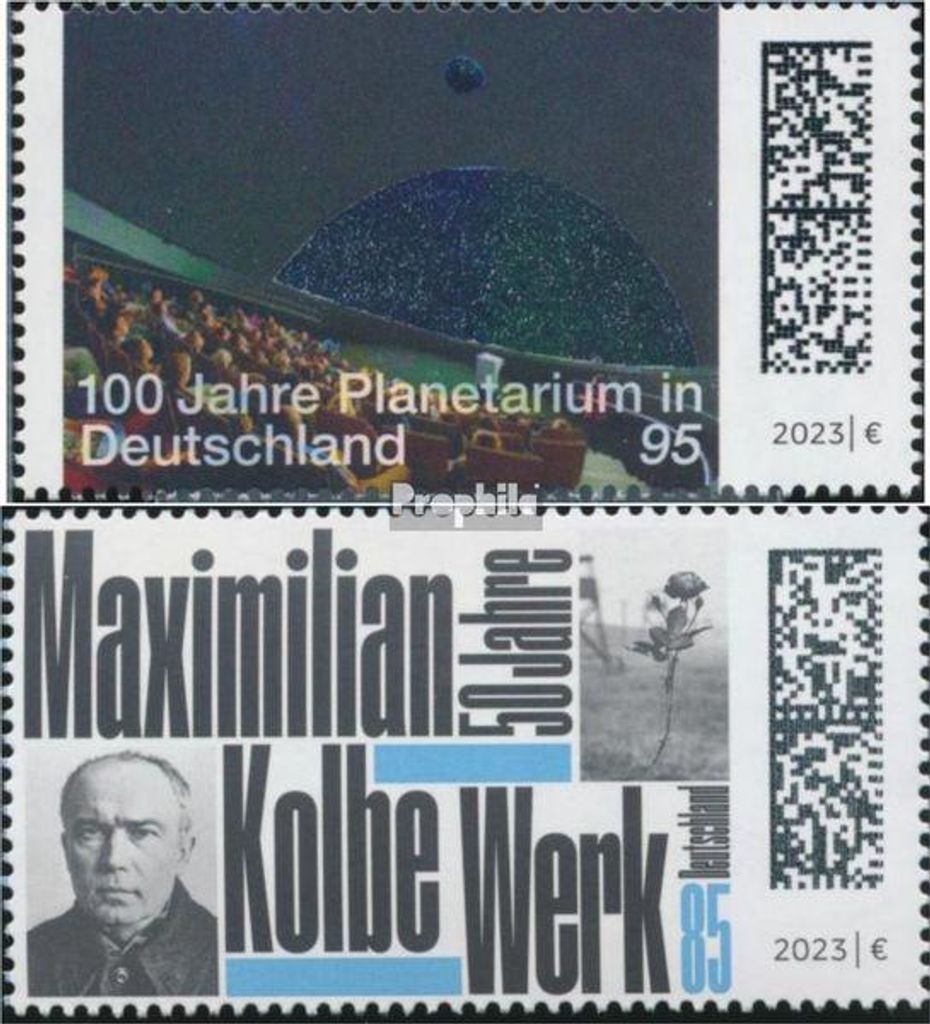 Briefmarken BRD 2023 Mi 3789,3791 (kompl.Ausg.) gestempelt Planetarium
