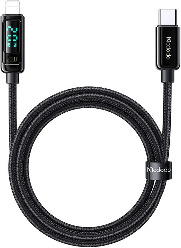 Cavo iPhone Mcdodo CA-8810 USB-C PD 36W con Display Wattometro