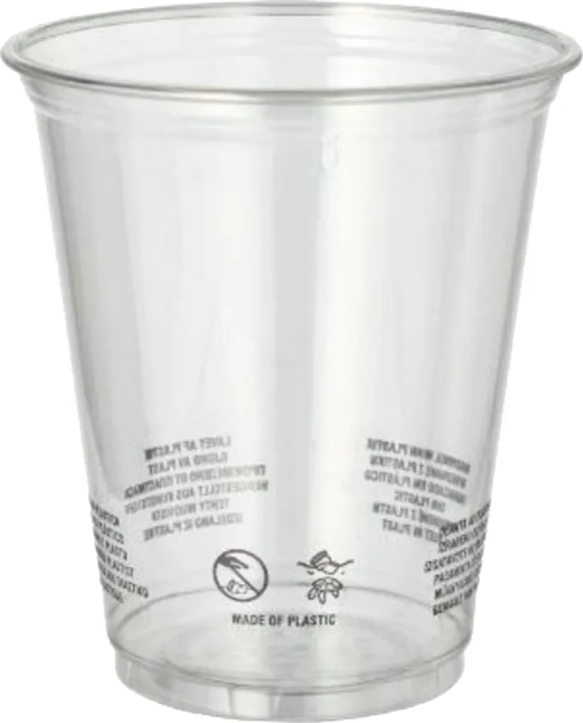 Gobelet Starpak 89552 en PET transparent de 0,2 l pour boissons froides