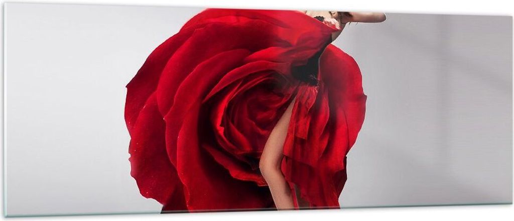 Bilder auf glas - Karneval Kleidung Kultur Tänzerin - 140x50cm - Glasbilder - Wandbilder - Kunstdruck - Wanddekoration aus Glas - Glas Bilder - Wa...