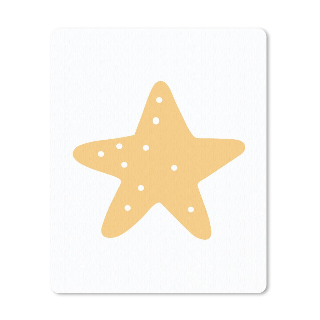 MuchoWow Mauspad Mousepad Stern - Mädchen - Jungen - Punkte - Kinder 30x40 cm - Mousepads - Maus Mat - Pad - Mausunterlage - Mausmatten