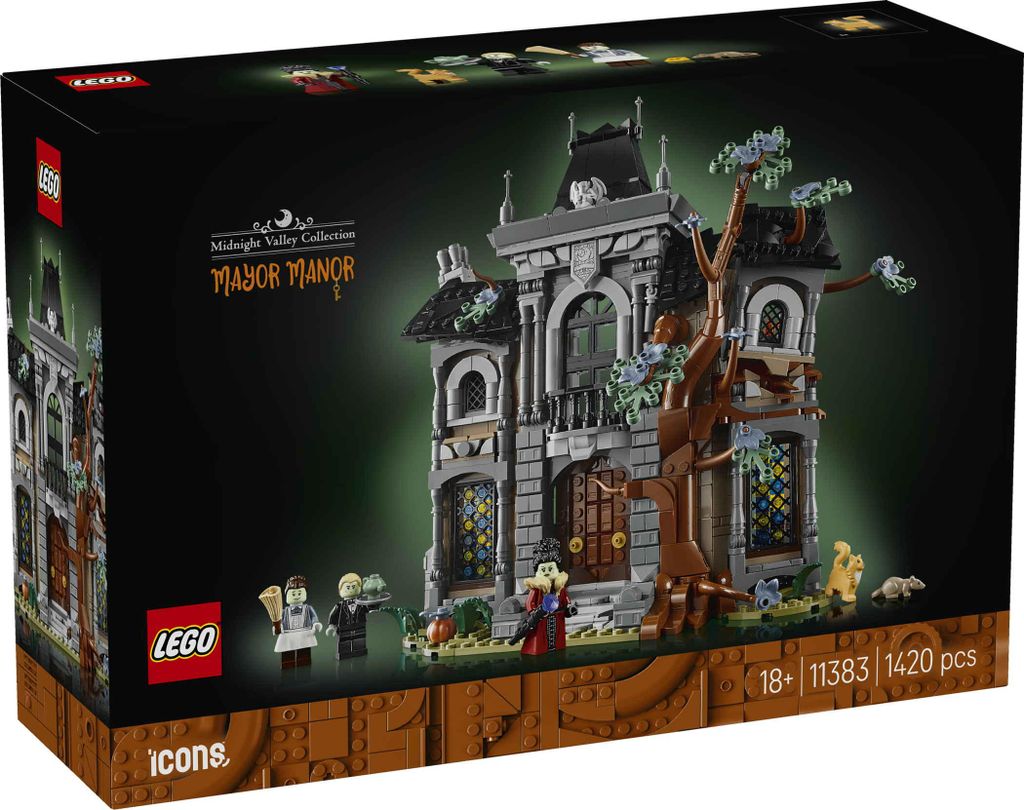 LEGO® Icons Burgemeesterswoning, 1420 onderdelen, 11383 Productafbeelding 