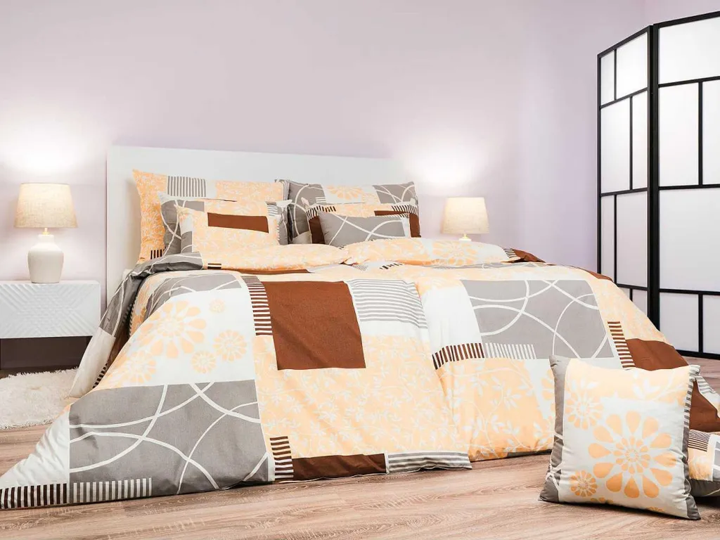 Set Copripiumino Bluemoon Torrone 140x220 | Lino e Cotone Naturale