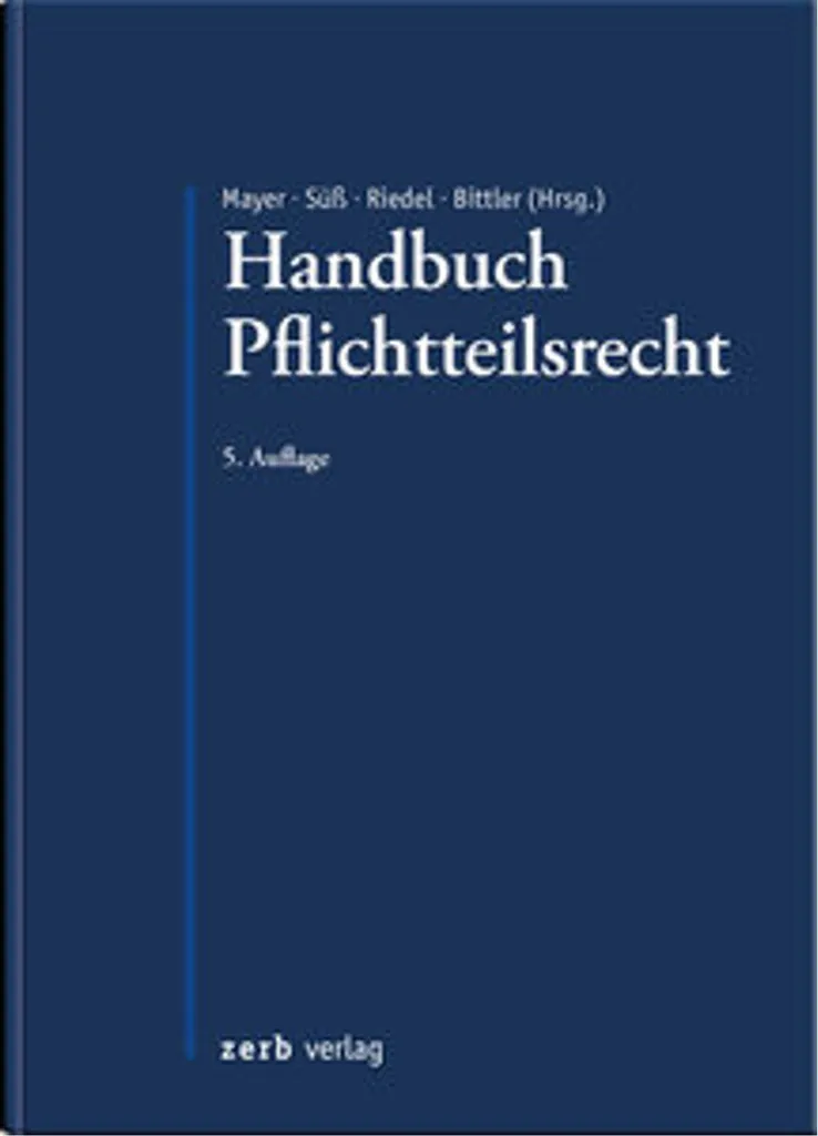 Manuel Droit Pflichtteil Allemand : Analyse, Calculs et Pratique