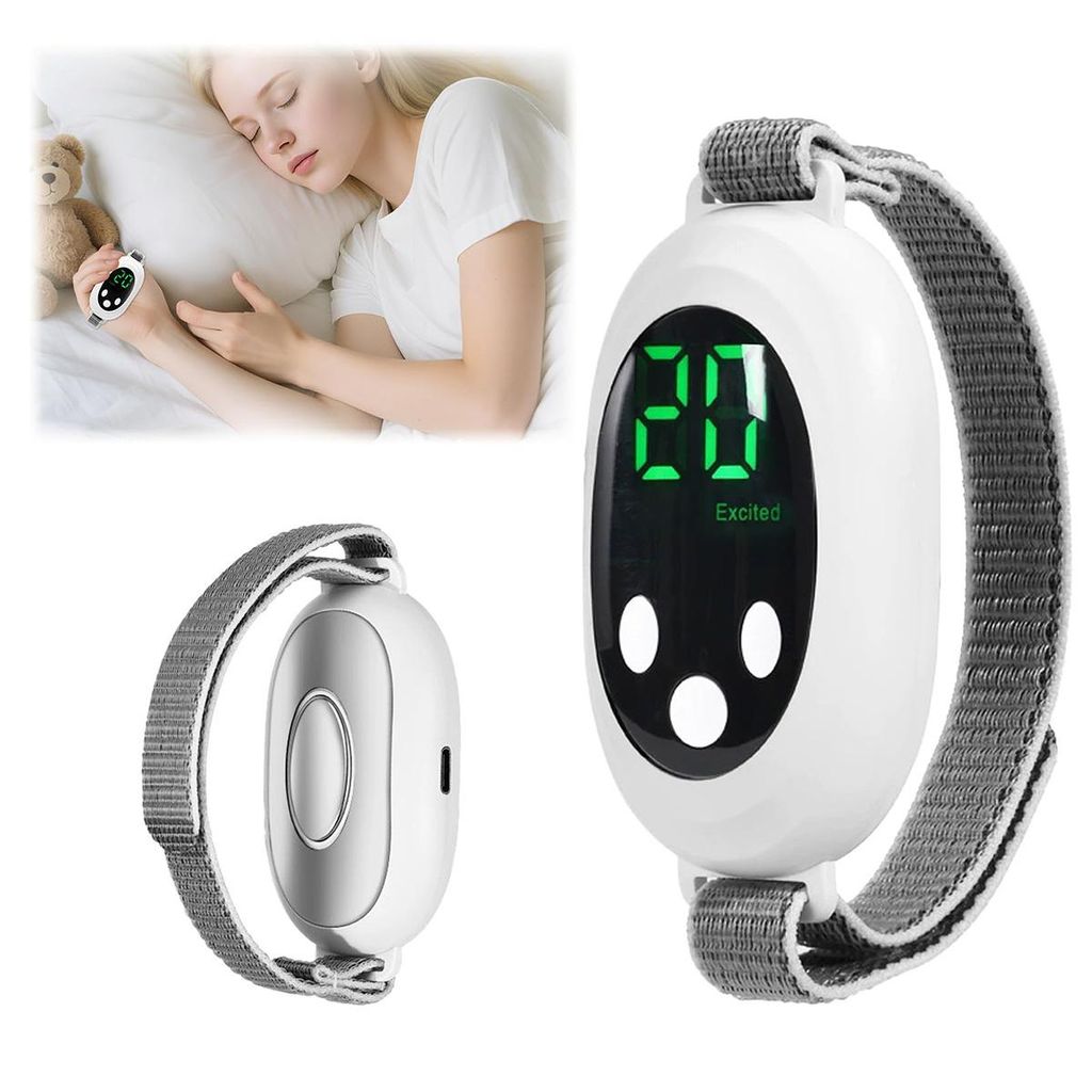 Intelligentes Schlafhilfsgerät – handgehaltenes Sleep-Device mit 20 Vibrationsstufen, nicht-medikamentöse physische Unterstützung für bessere...