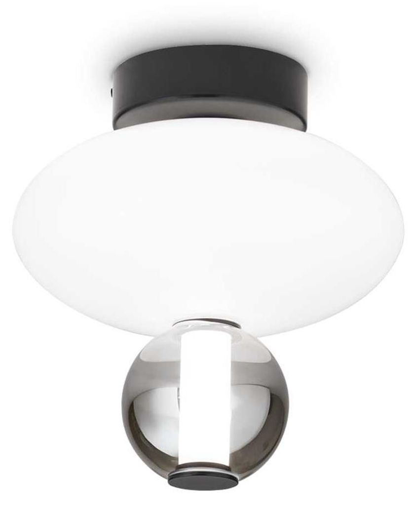 Zeitgenössische Deckenleuchte Lumiere Metall Schwarz Led Produktbild 