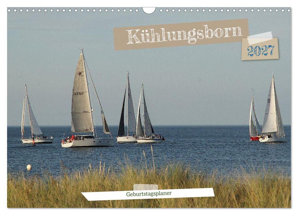 Kühlungsborn Geburtstagsplaner (Wandkalender 2027 DIN A3 Produktbild 