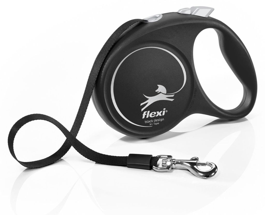Flexi Black Design M, Hund, Rückziehbare Leine, Schwarz, Produktbild 