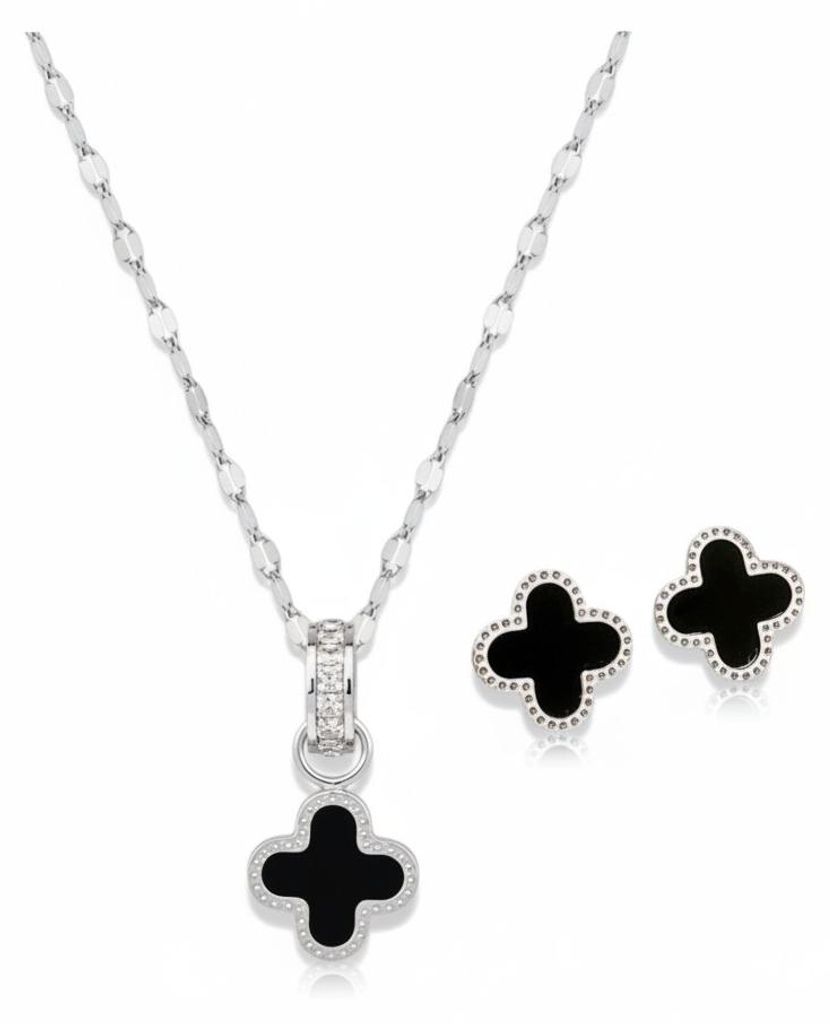 Conjunto de joyería elegante para mujer, con motivos de Imagen del producto 