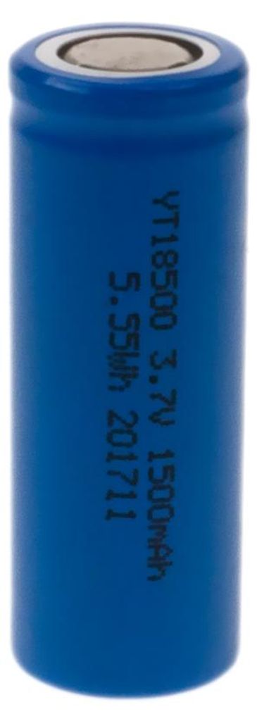 Akku 18500 Li-Ion 3,7V / 1500mAh / Industrie / max. Produktbild 