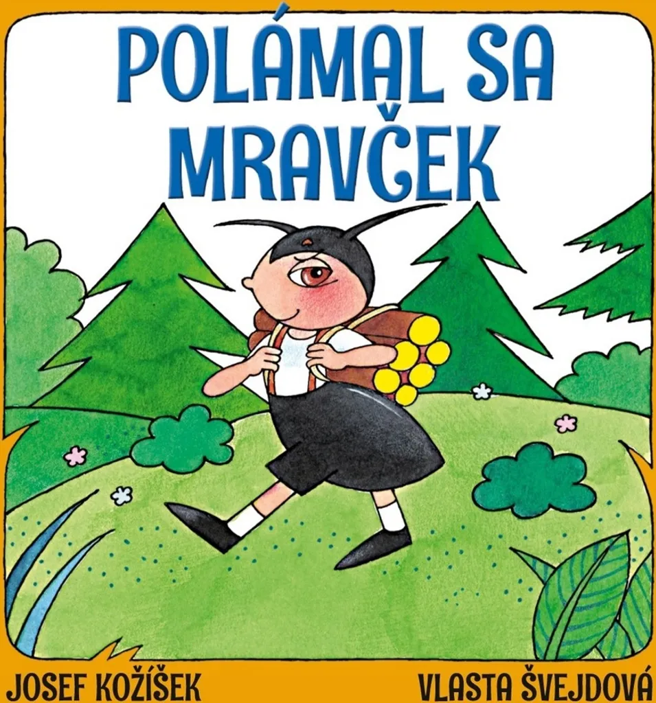 Livre enfant Polámal sa mravček - Album illustré éducatif pour petits