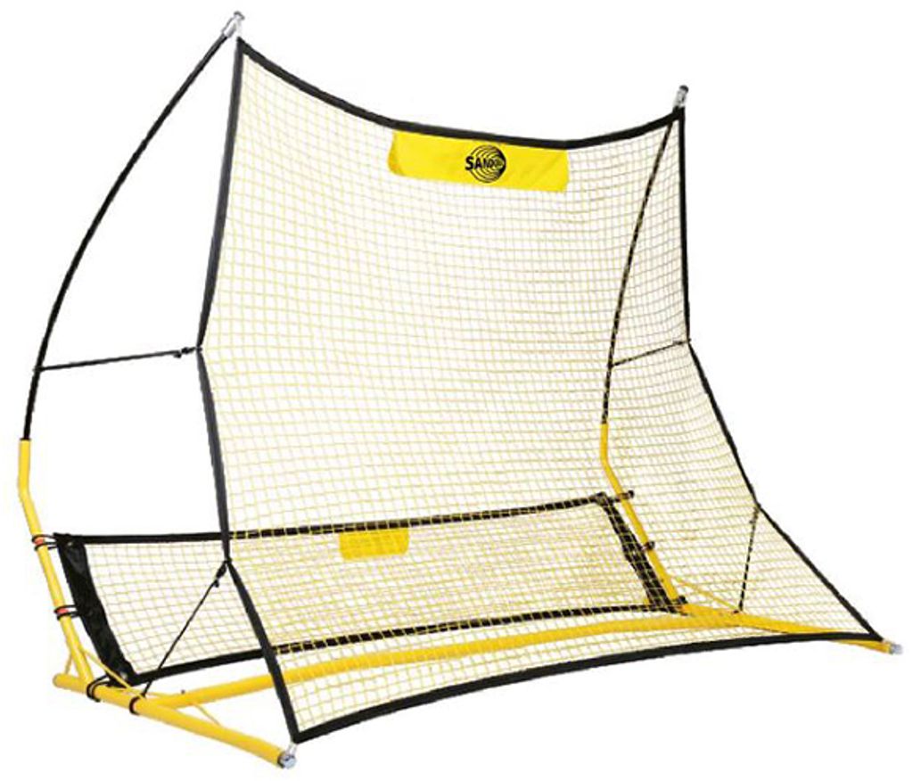 Sandora Rebound Fußballtor 183 x 143 x 100 cm gelb schwarz Produktbild 