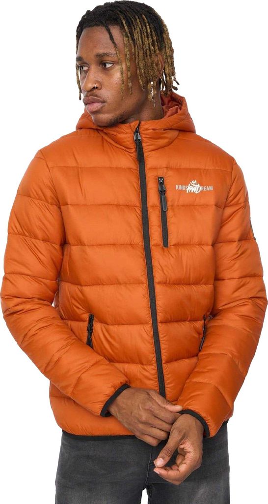 Kings Will Dream - "Barcana" Steppjacke für Herren GT11252 (L) (Orange)