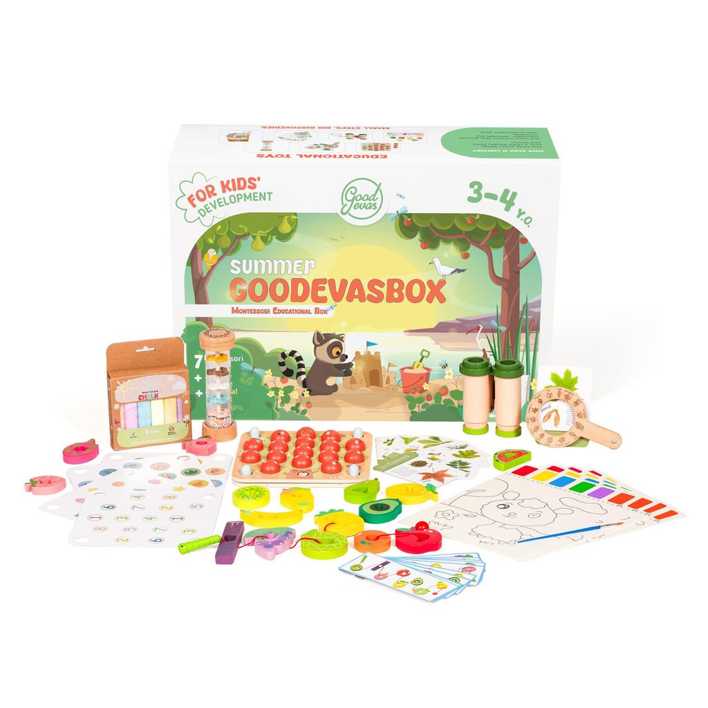 Goodevas Summer Montessori Box – Lernspielzeug-Set für Produktbild 