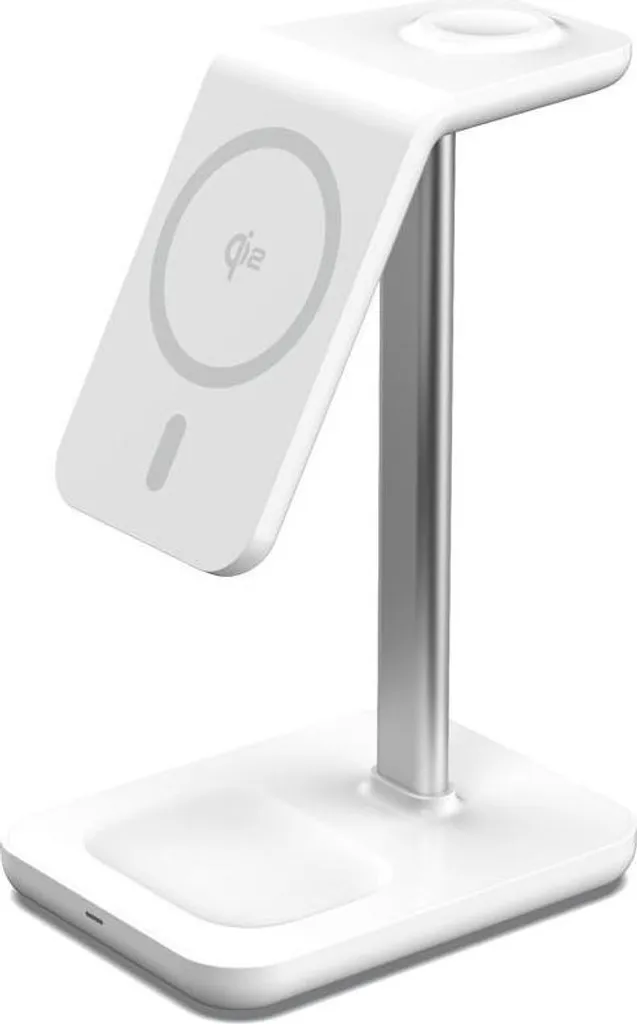 Chargeur 3-en-1 QI2 eSTUFF idéal pour bureau et table de chevet