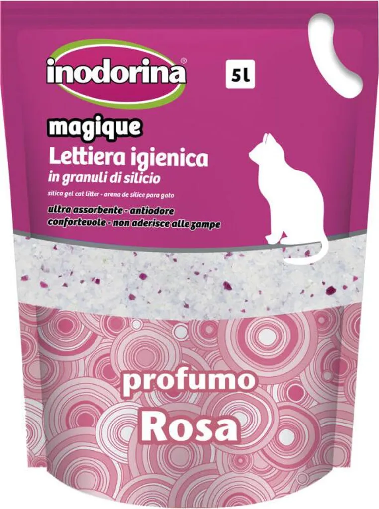Inodorina Magique Rose 5L: la Lettiera Rosa che Profuma la tua Casa