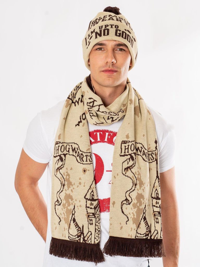 Harry Potter Schal Marauders Map Long Length Produktbild 