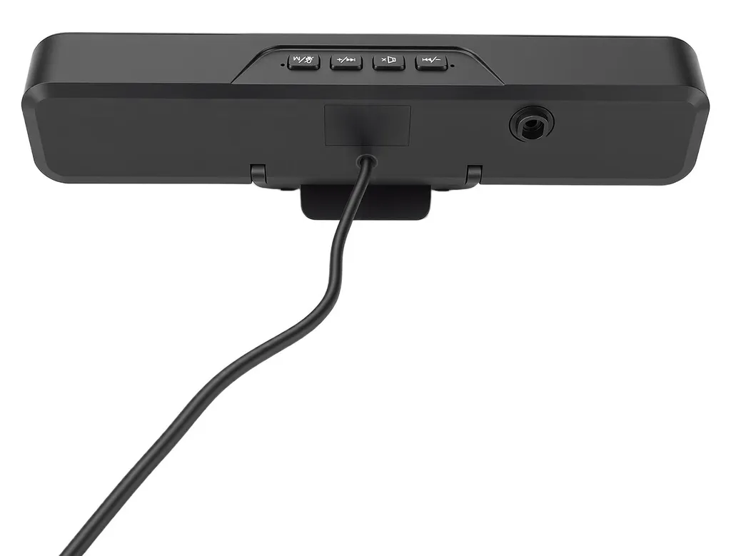 Haut-parleur USB pour PC avec contrôle volume et micro pour écran PC