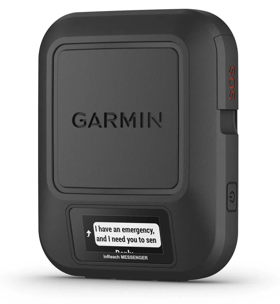 Messager satellite portable Garmin inReach Messenger pour randonnée et trek