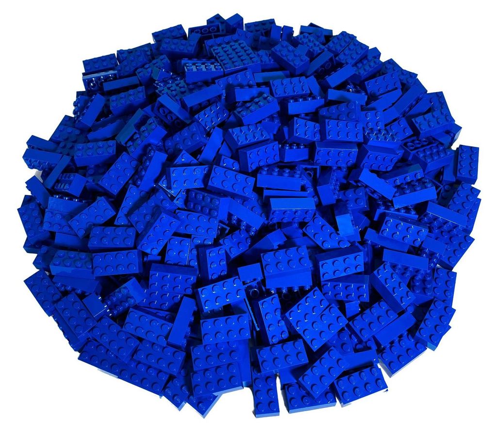 LEGO® 2x4 Steine Hochsteine Blau - 3001 NEU! Menge 50x Produktbild 